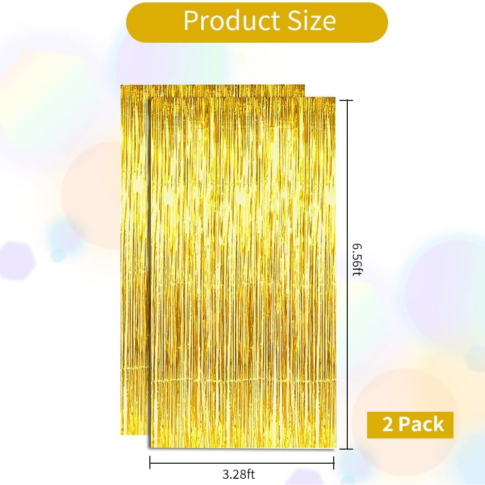 2Pack Gold Metallic Foil Tinse - đánh giá và giá Tinsel Garland Decoration