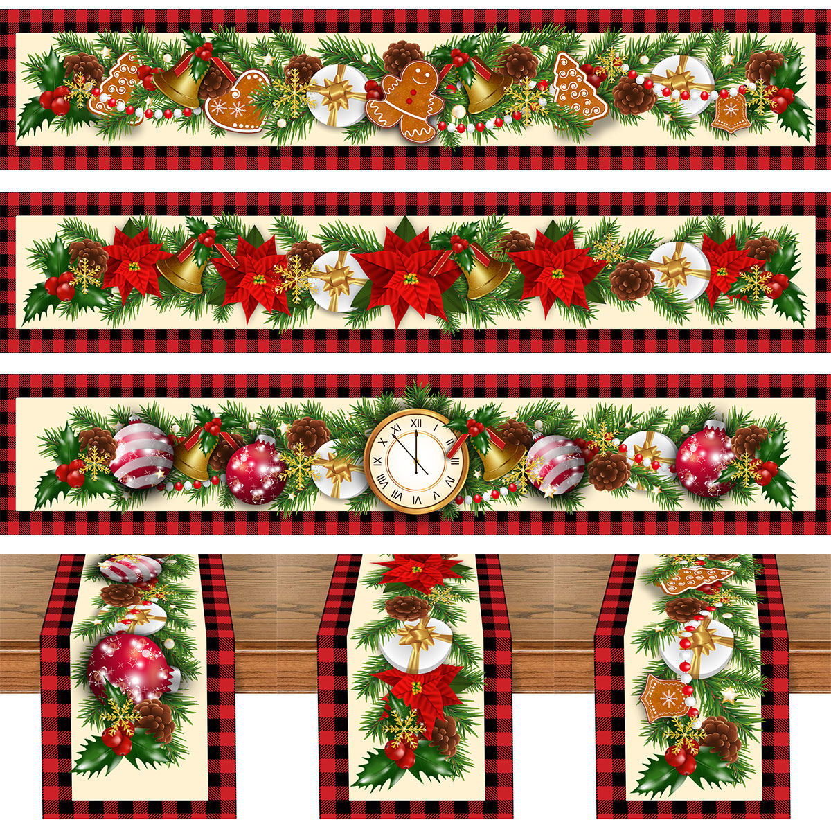 Giáng Sinh Để Bàn Chạy Trang T - đánh giá và giá Christmas Table Runner