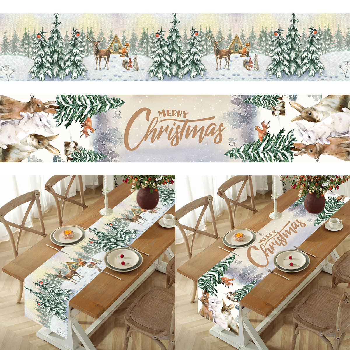 Giáng Sinh Để Bàn Chạy Trang T - đánh giá và giá Christmas Table Runner