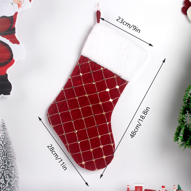 Christmas Stocking Soft Faux F - đánh giá và giá Christmas Stocking Hanging