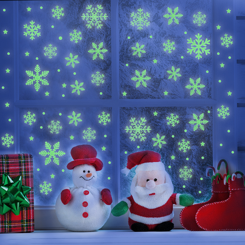 Christmas Luminous Snowflake W - đánh giá và giá Snowflake Window Decal