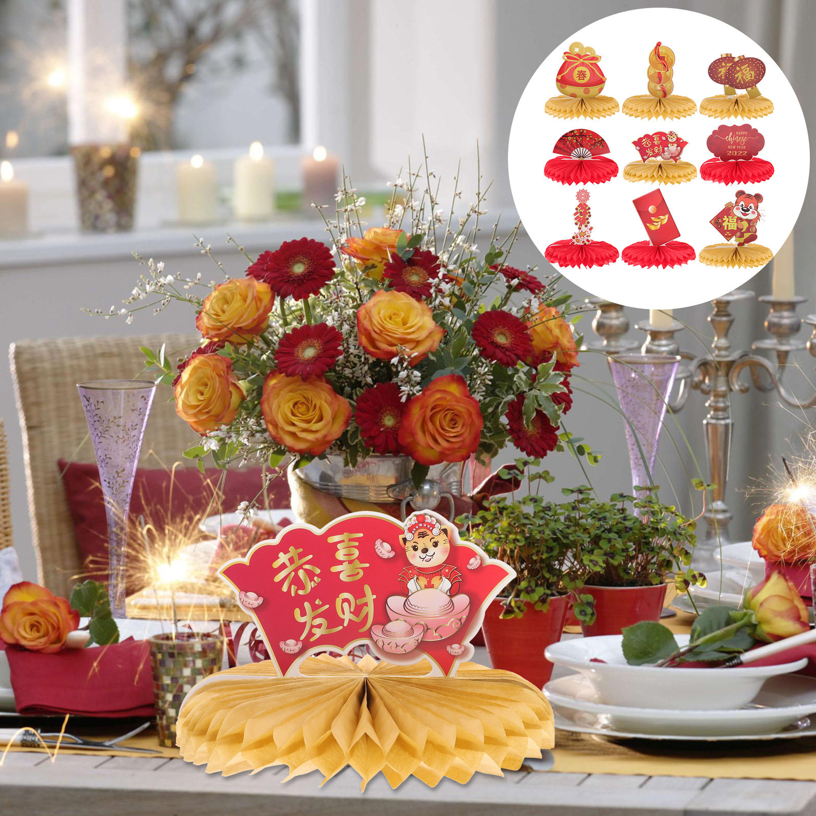 9Pcs Honeycomb Ball Party Deco - đánh giá và giá Ornament Ball Set