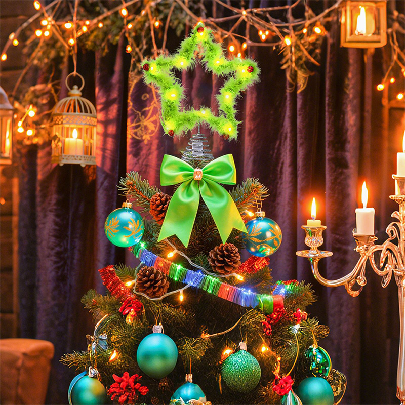 Plush Five-pointed Star Twisty - đánh giá và giá Star Tree Topper