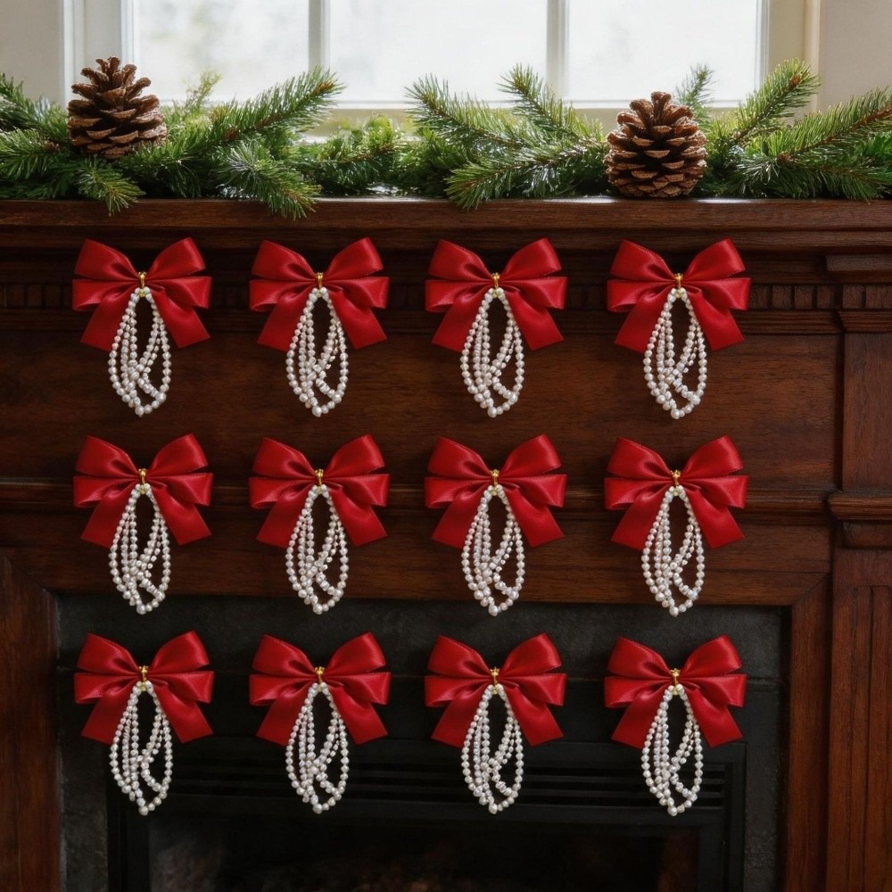 12pcs Set Christmas Tree Bows  - đánh giá và giá Gift Box Wrap Set