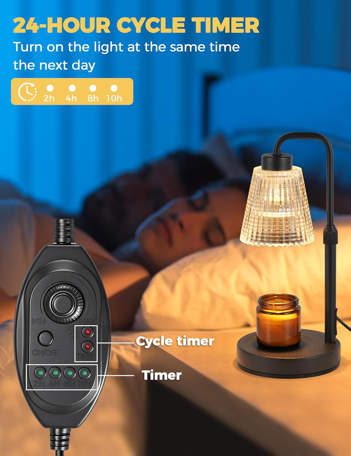 Candle Warmer Lamp with Timer  - đánh giá và giá Holiday Candle Set
