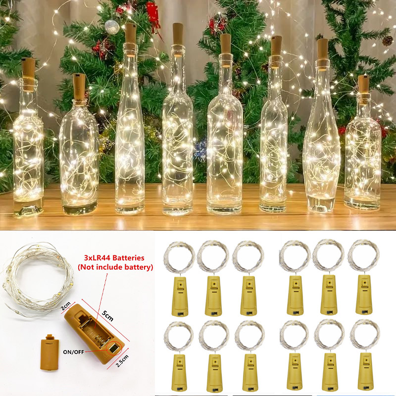 6pcs 20led Wine Bottle with Co - đánh giá và giá Led Fairy String Lights