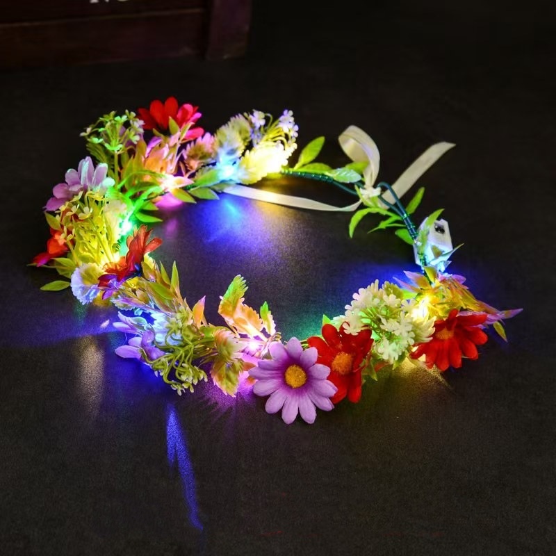 Luminous Floral Wreath LED Flo - đánh giá và giá Led Fairy String Lights