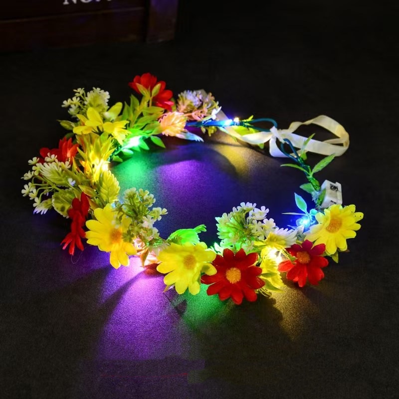 Luminous Floral Wreath LED Flo - đánh giá và giá Led Fairy String Lights