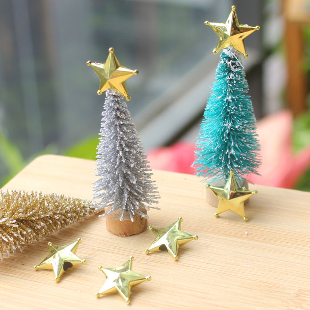 10PCS 2Sizes DIY Gold Star Top - đánh giá và giá Star Tree Topper