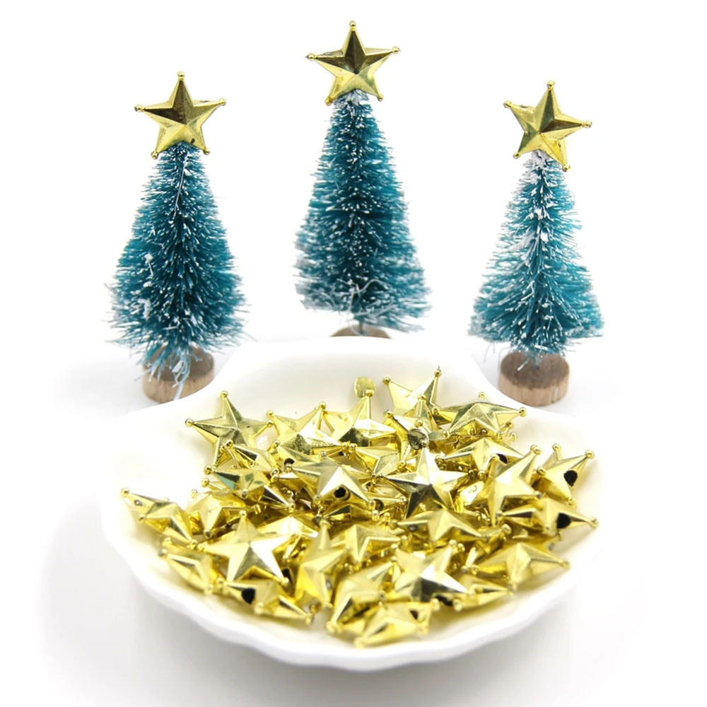 10PCS 2Sizes DIY Gold Star Top - đánh giá và giá Star Tree Topper