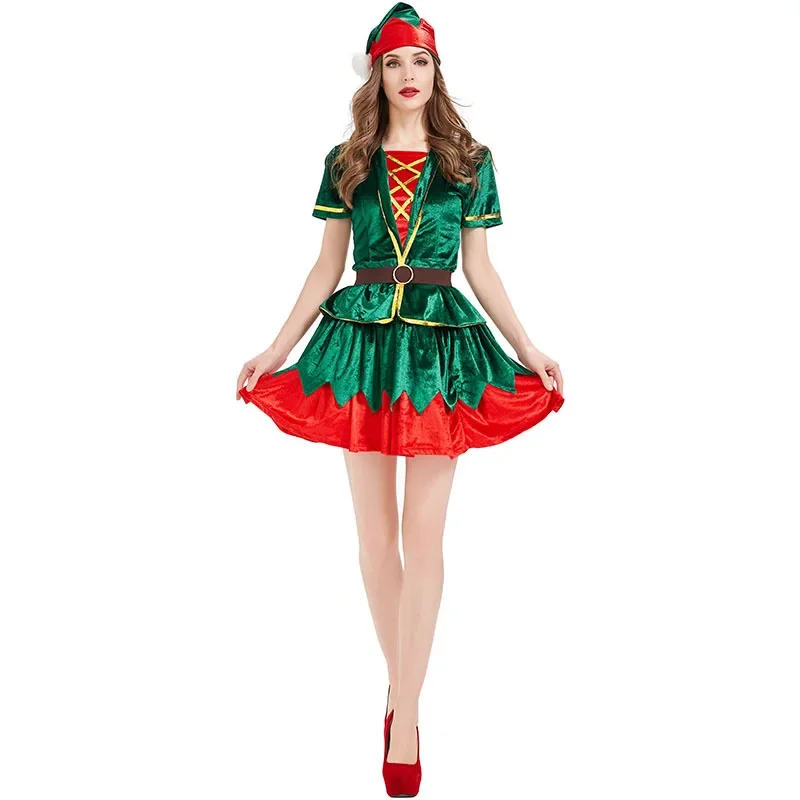 Women Christmas Green Elf Cost - đánh giá và giá Elf Costume Christmas