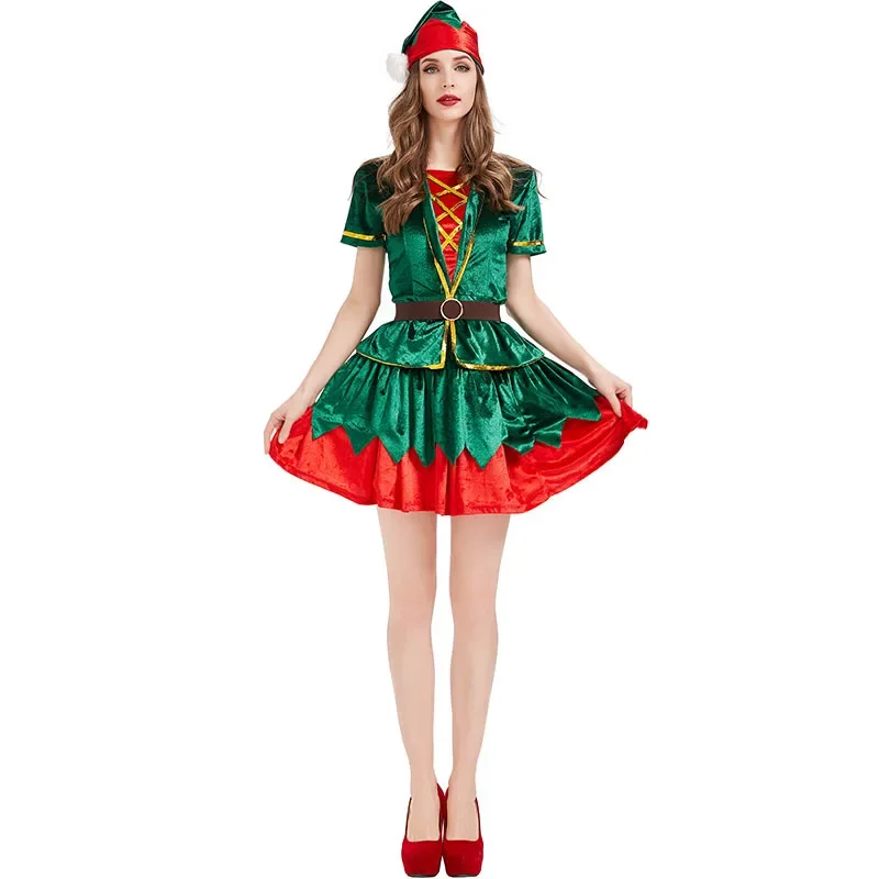 Women Christmas Green Elf Cost - đánh giá và giá Elf Costume Christmas