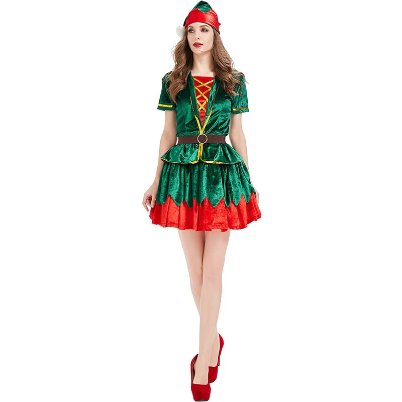 Women Christmas Green Elf Cost - đánh giá và giá Elf Costume Christmas