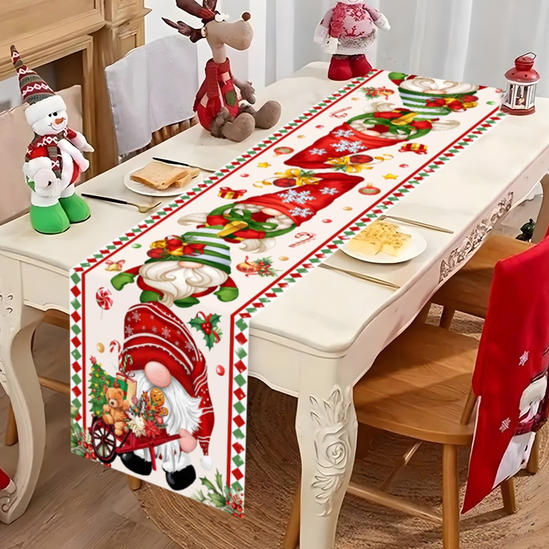 Christmas Table Runner Faceles - đánh giá và giá Christmas Table Runner