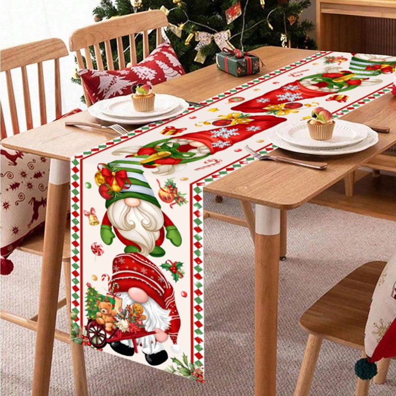 Christmas Table Runner Faceles - đánh giá và giá Christmas Table Runner