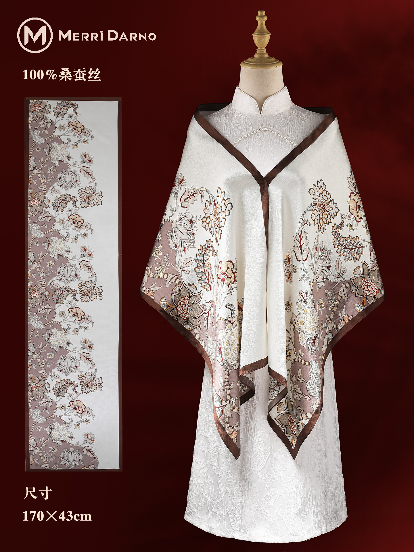 Women's Mulberry Silk Scarf Gi - đánh giá và giá Gift Box Wrap Set
