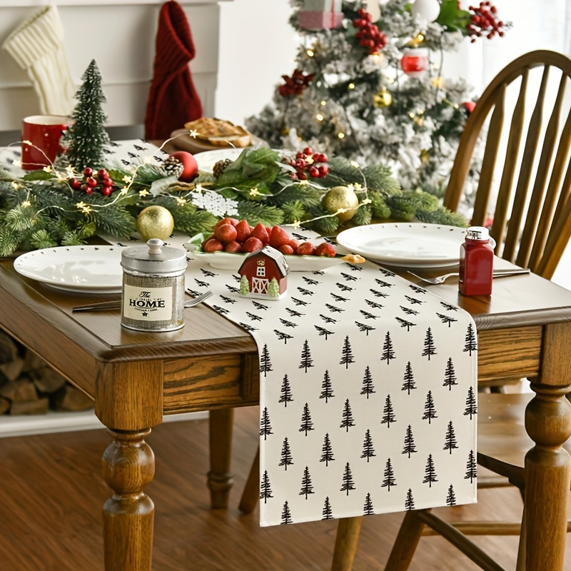 Simple Christmas Tree Table Ru - đánh giá và giá Christmas Table Runner
