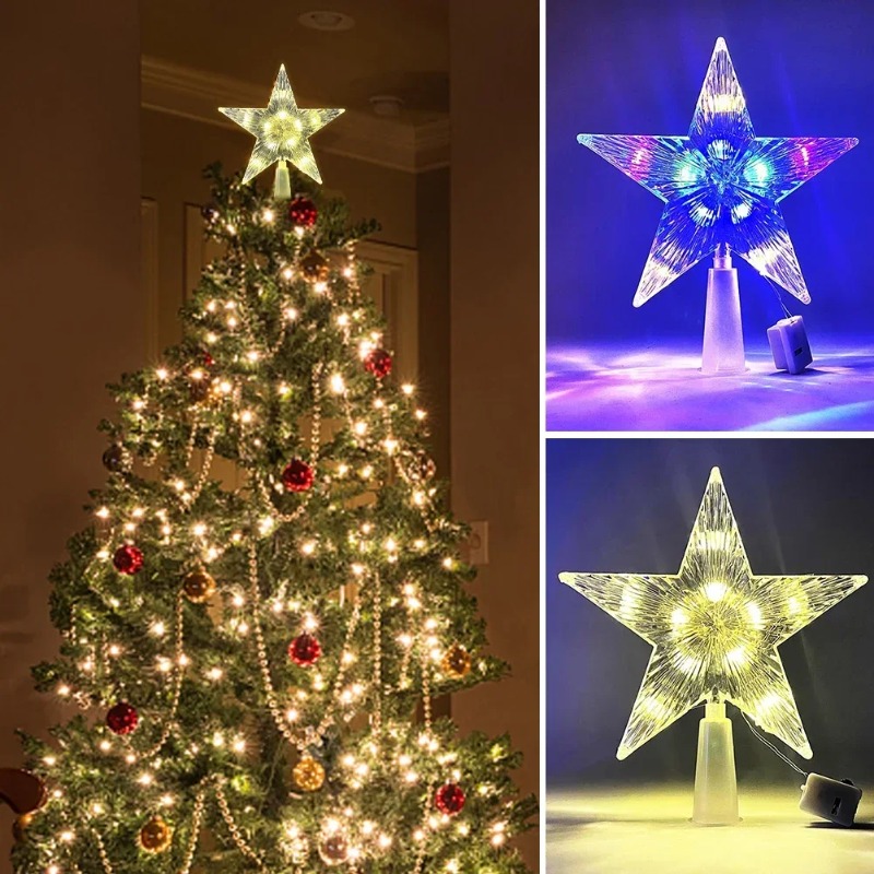 Glowing Christmas 15cm Tree To - đánh giá và giá Star Tree Topper