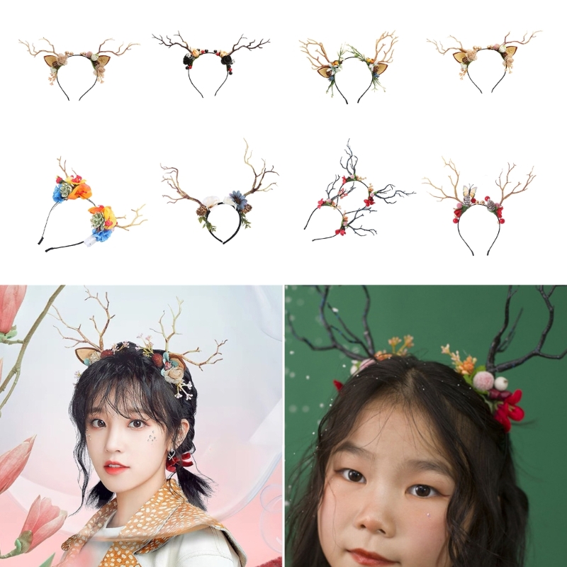Nhánh Nhung Tuần Lộc Hình Tóc  - đánh giá và giá Reindeer Antlers Headband