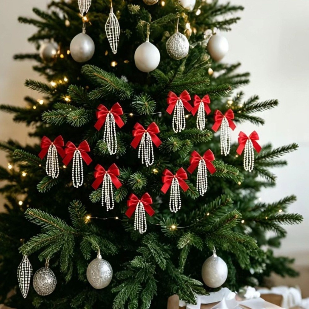 12pcs Set Christmas Tree Bows  - đánh giá và giá Gift Box Wrap Set