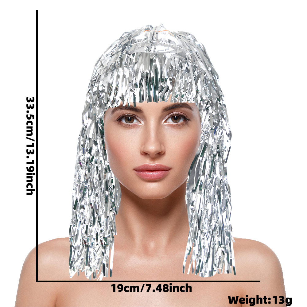 Cosplay Disco Wig Foil Tinsel  - đánh giá và giá Tinsel Garland Decoration