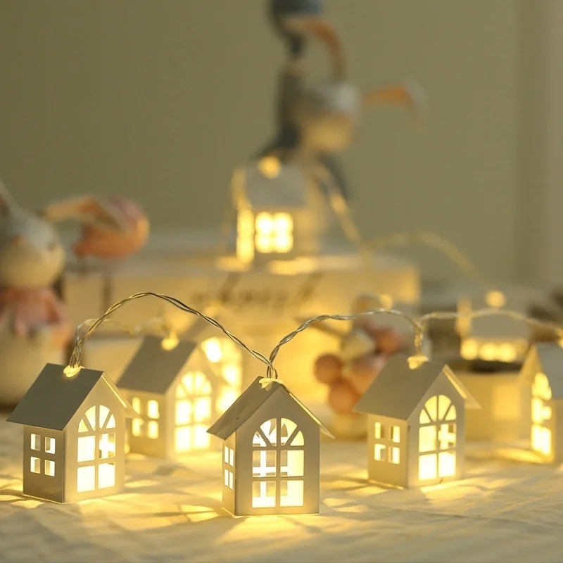 10 LED Christmas Tree House St - đánh giá và giá Led Fairy String Lights
