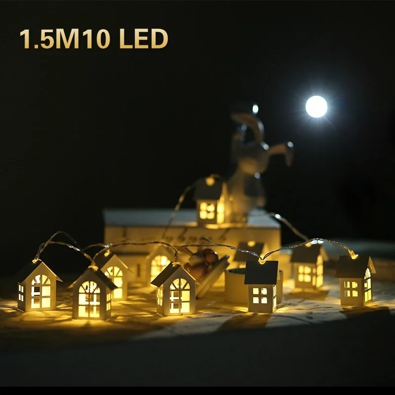 10 LED Christmas Tree House St - đánh giá và giá Led Fairy String Lights