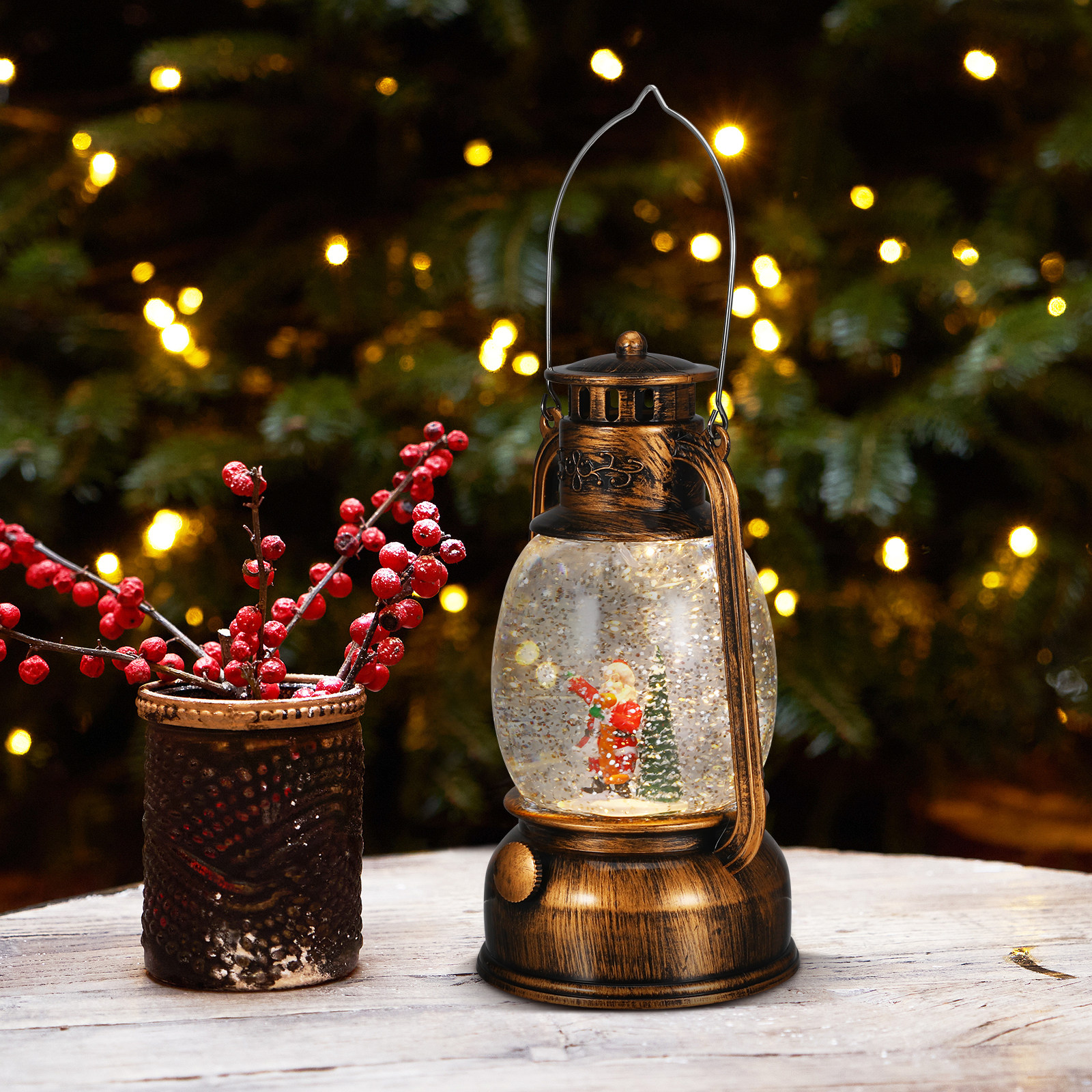 Lighted Musical Snow Globe Lan - đánh giá và giá Snow Globe Musical