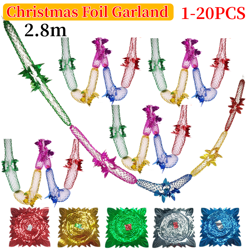 Christmas Foil Garland Ceiling - đánh giá và giá Tinsel Garland Decoration