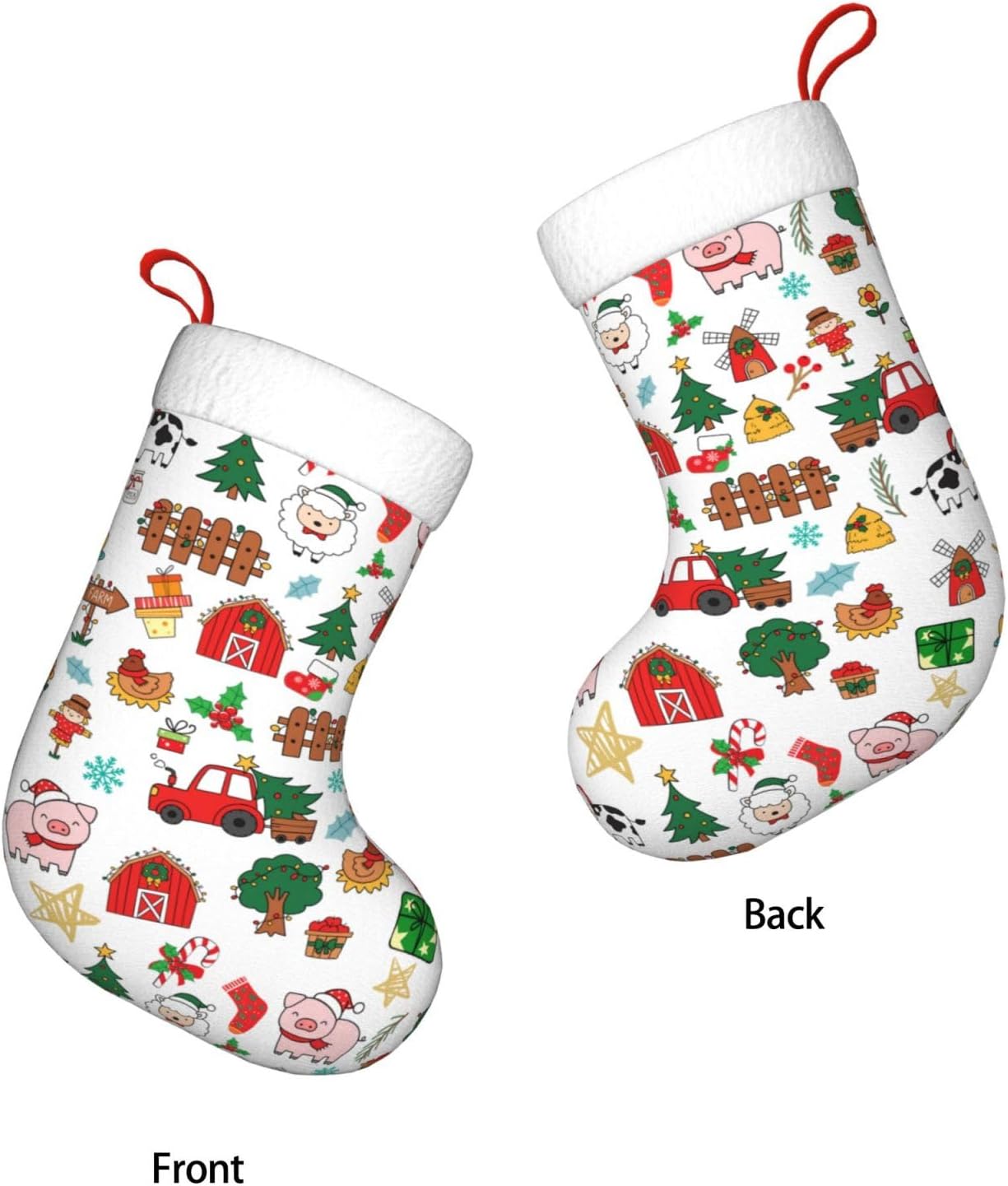 Farm Animals Christmas Stockin - đánh giá và giá Christmas Stocking Hanging