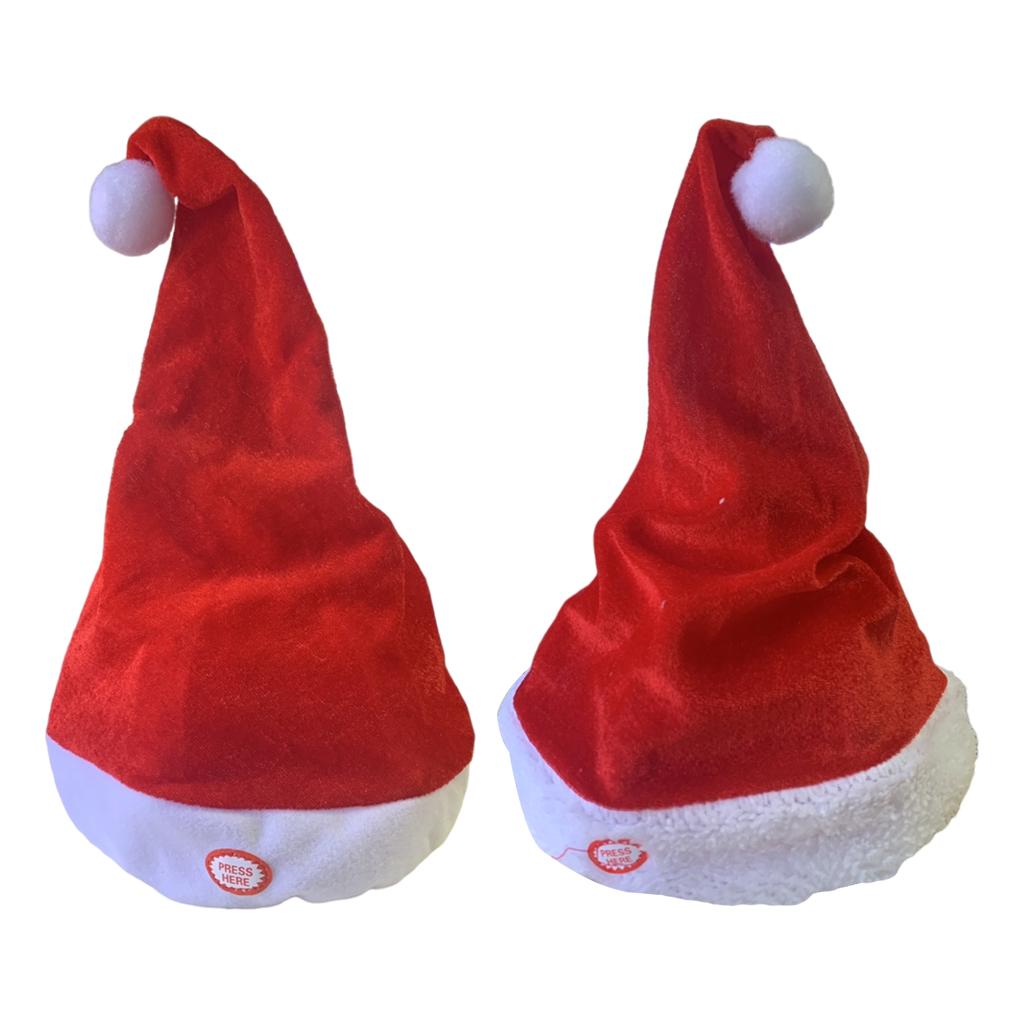 Singing Dancing Santa Hats Dec - đánh giá và giá Santa Hat Plush