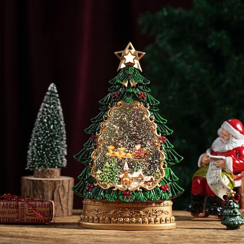Snow Globe Music Box Christmas - đánh giá và giá Snow Globe Musical