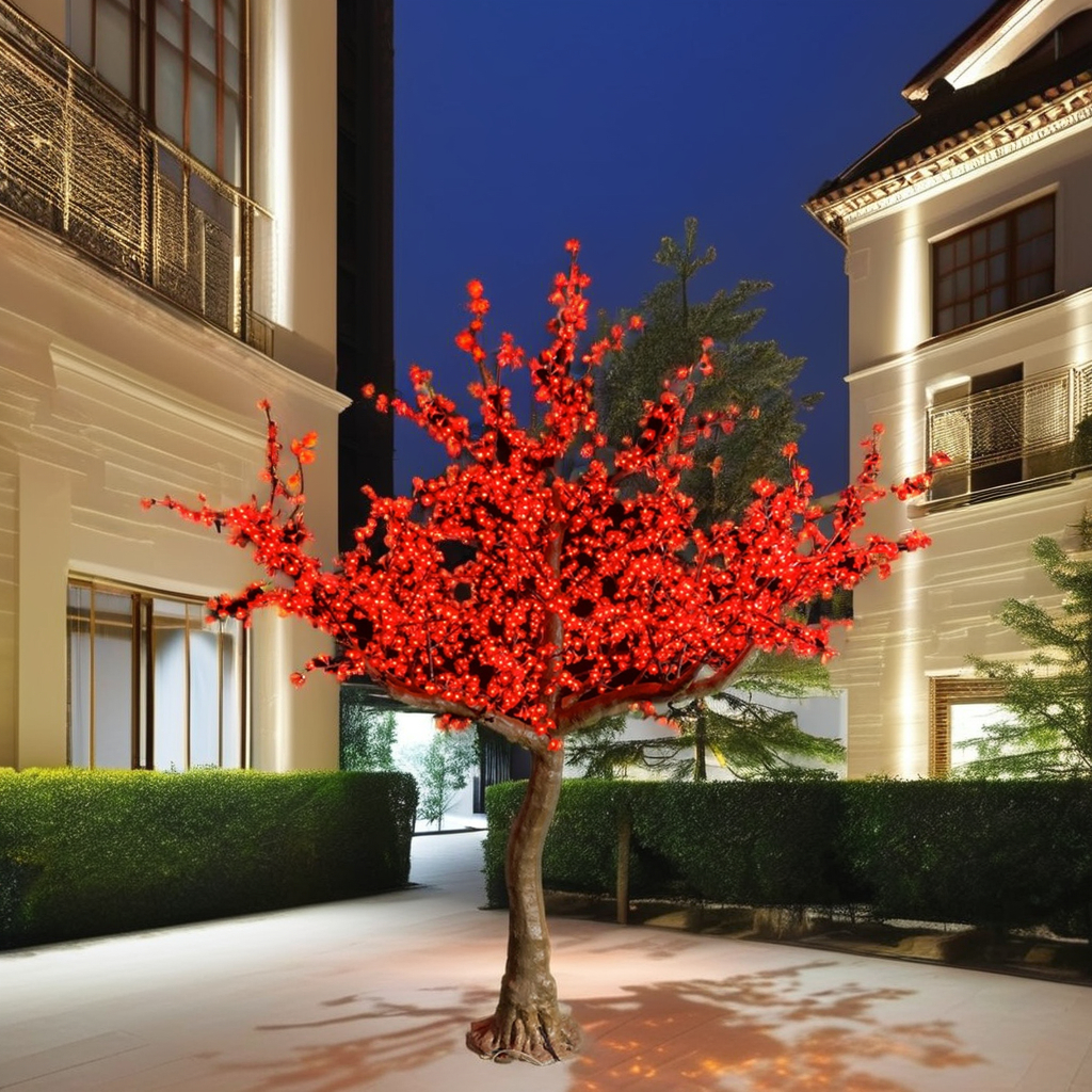 Waterproof RGB Artificial Tree - đánh giá và giá Christmas Tree Artificial