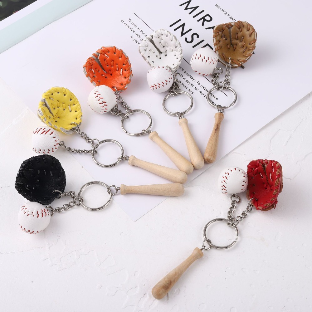 2CM Baseball Keychain 3Pcs Set - đánh giá và giá Ornament Ball Set