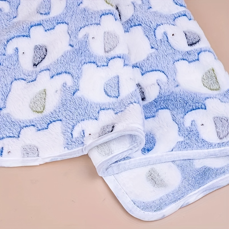 Soft and Cozy Cartoon Elephant - đánh giá và giá Christmas Throw Blanket