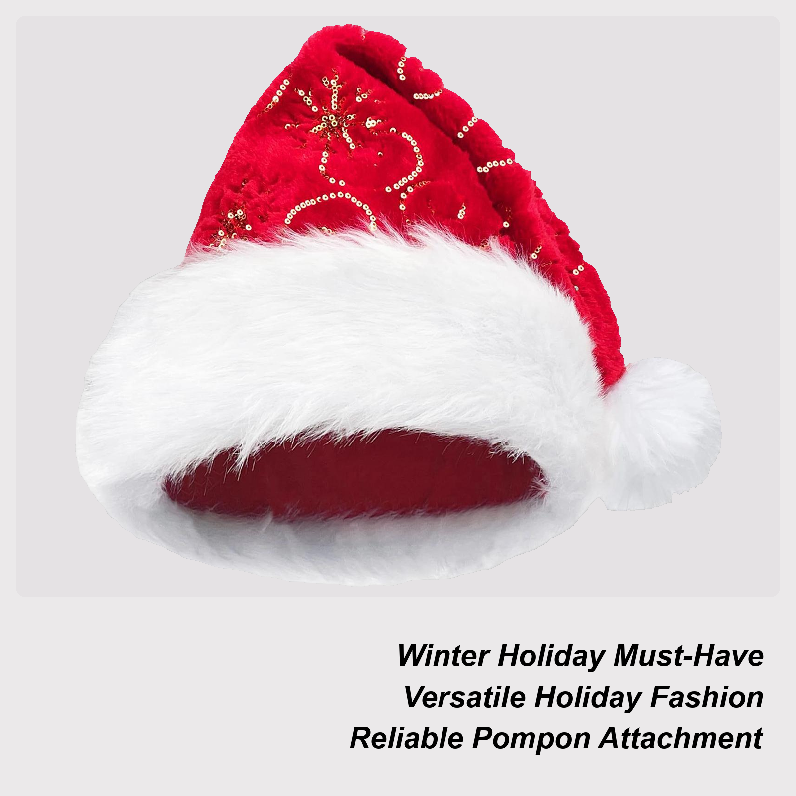 Plush Christmas Hat Portable W - đánh giá và giá Santa Hat Plush
