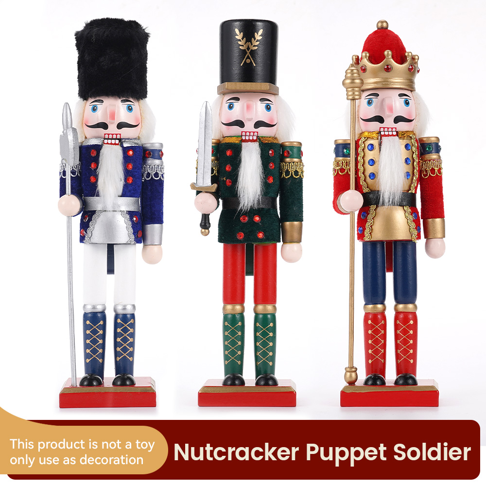 30cm Christmas Nutcracker Wood - đánh giá và giá Nutcracker Figurine