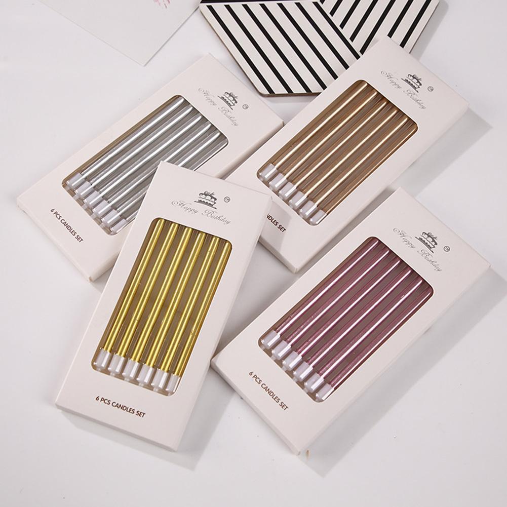 6/18pcs Metal Gold Silver Birt - đánh giá và giá Holiday Candle Set