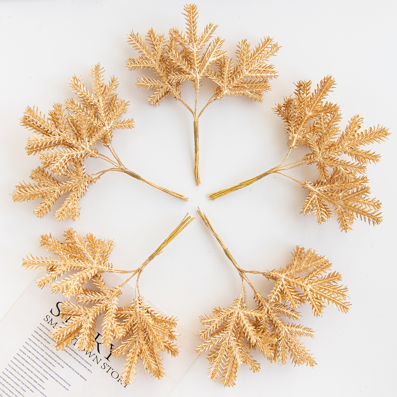 6PCS Artificial Plant Green Le - đánh giá và giá Christmas Wreath Fake