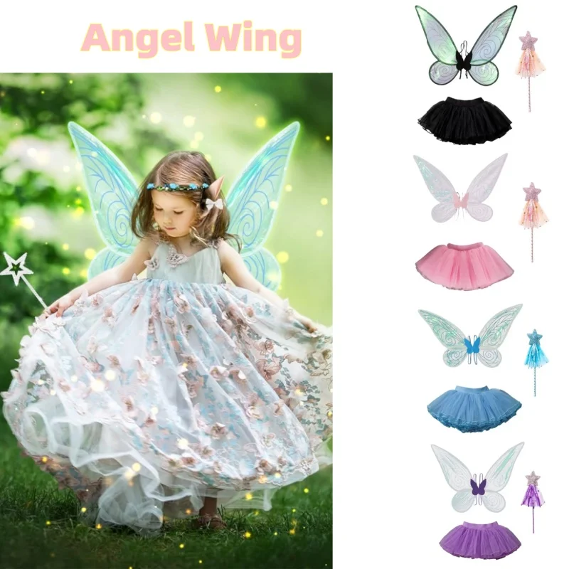 Princess Butterfly Fairy Wing  - đánh giá và giá Elf Costume Christmas