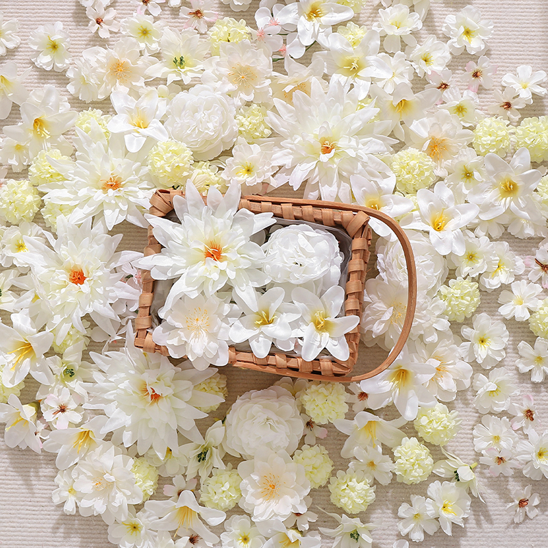 20/50Pcs Mix White Artificial  - đánh giá và giá Christmas Wreath Fake