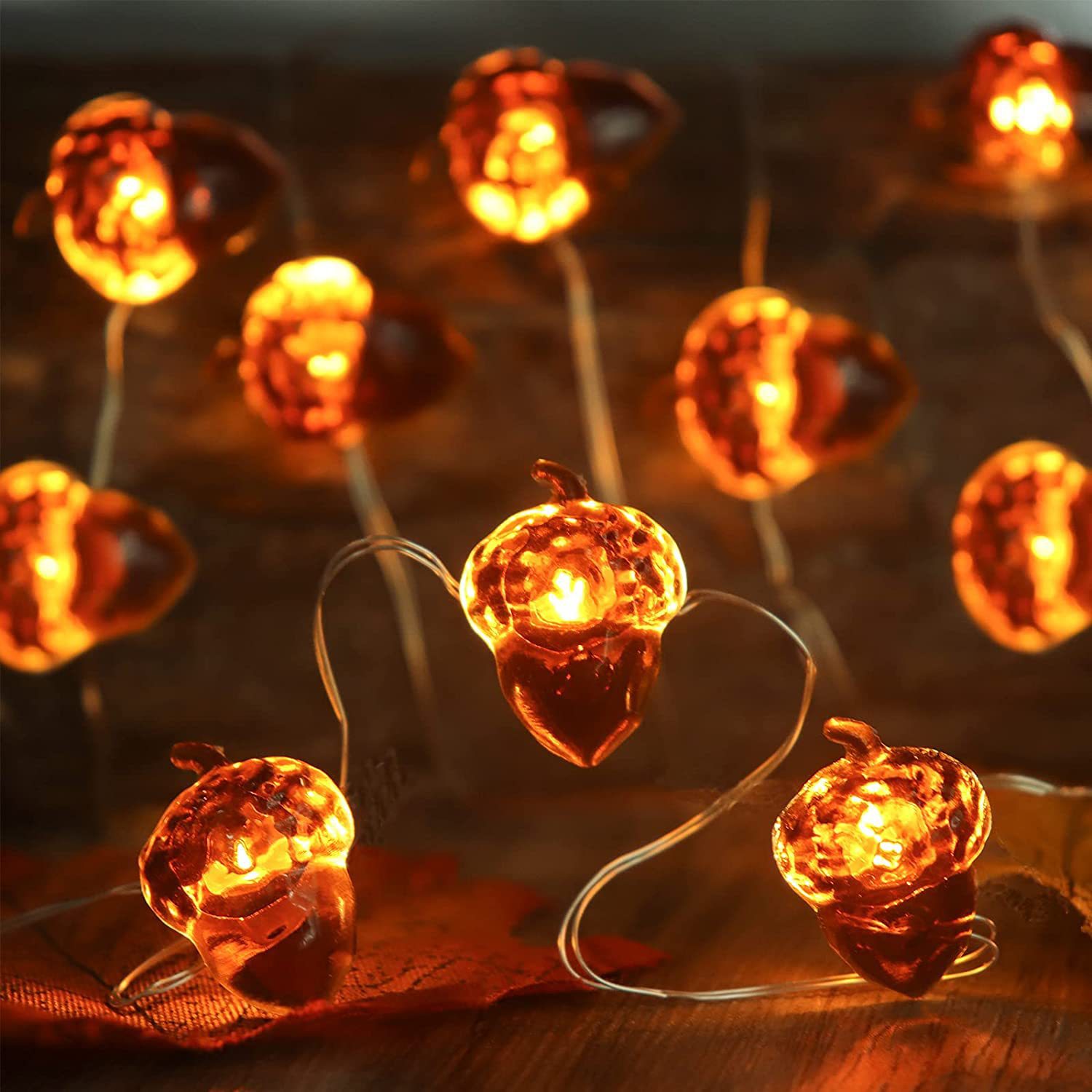 30 LEDs Acorn String Lights Th - đánh giá và giá Led Fairy String Lights