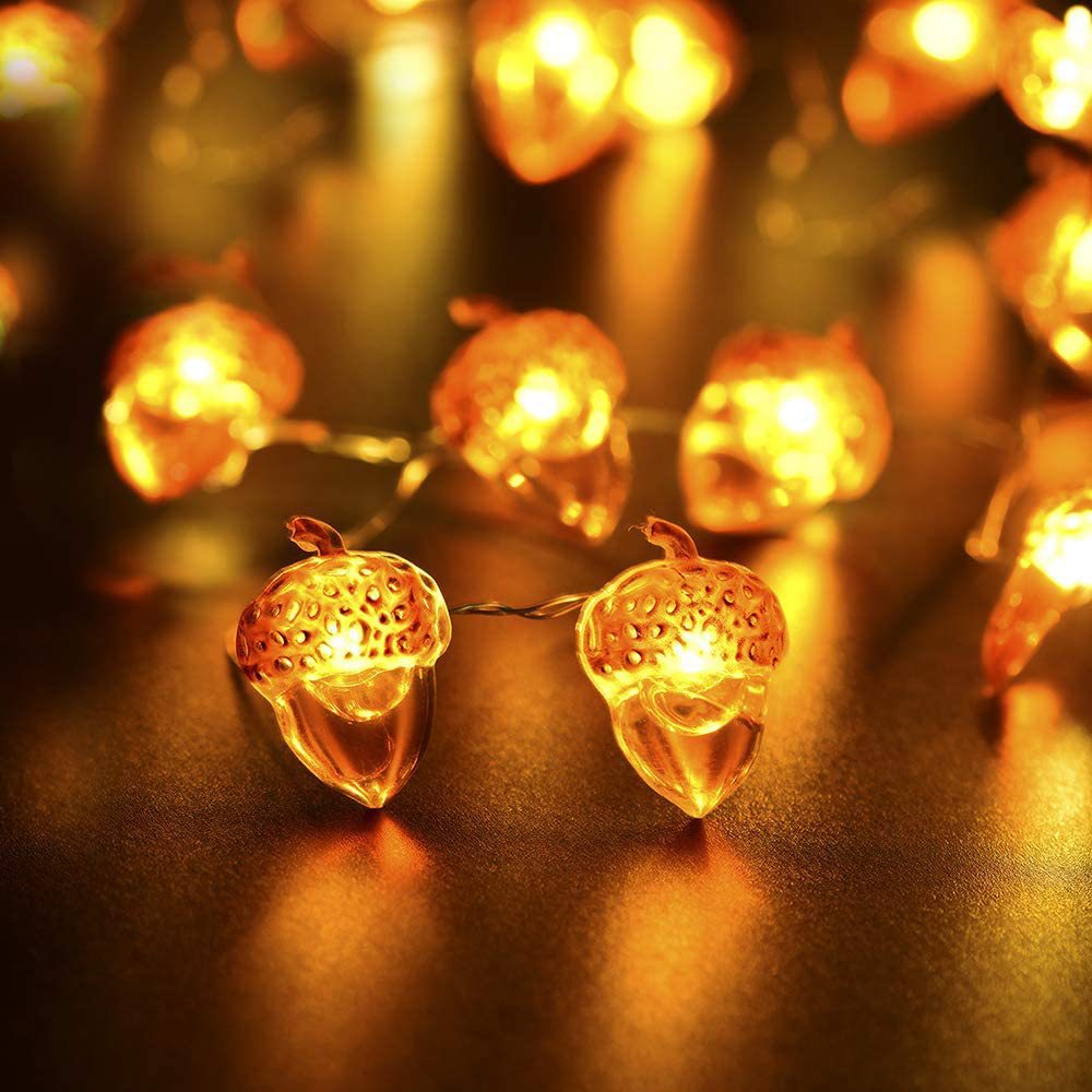 30 LEDs Acorn String Lights Th - đánh giá và giá Led Fairy String Lights
