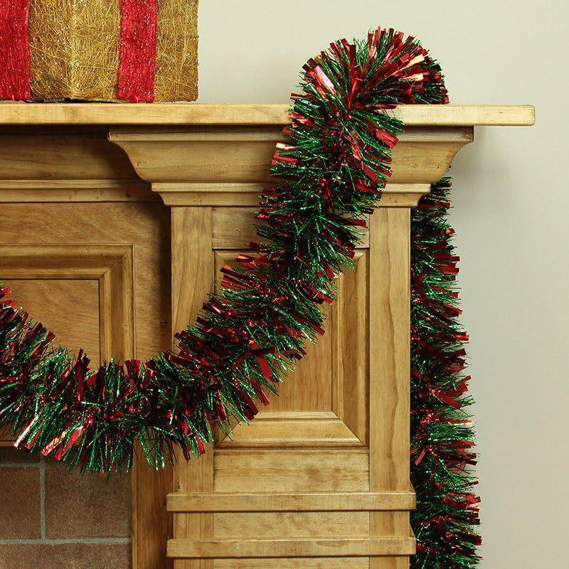 2/10M Christmas Tinsel Garland - đánh giá và giá Tinsel Garland Decoration