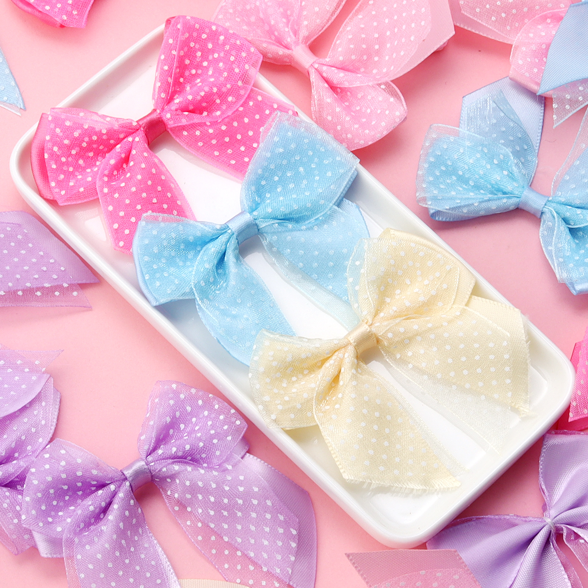 10Pcs/lot Satin Ribbon Bows Pr - đánh giá và giá Ribbon Bow Gift