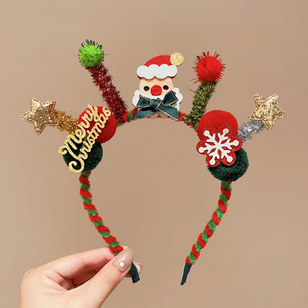 Plush LED Christmas Headband G - đánh giá và giá Reindeer Antlers Headband