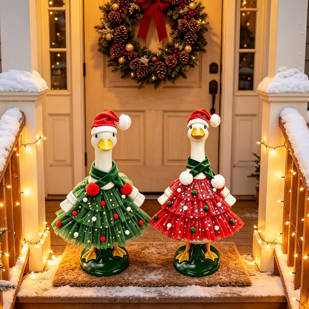 Christmas Porch Goose Outfit,  - đánh giá và giá Santa Hat Plush