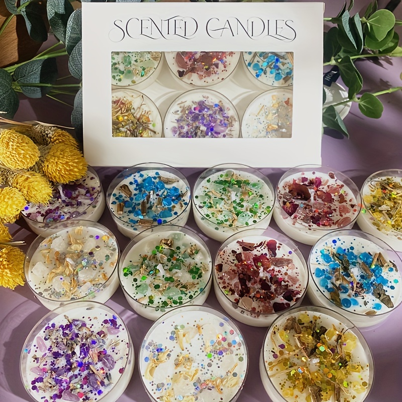 Set of 6 Scented Candles Fragr - đánh giá và giá Holiday Candle Set