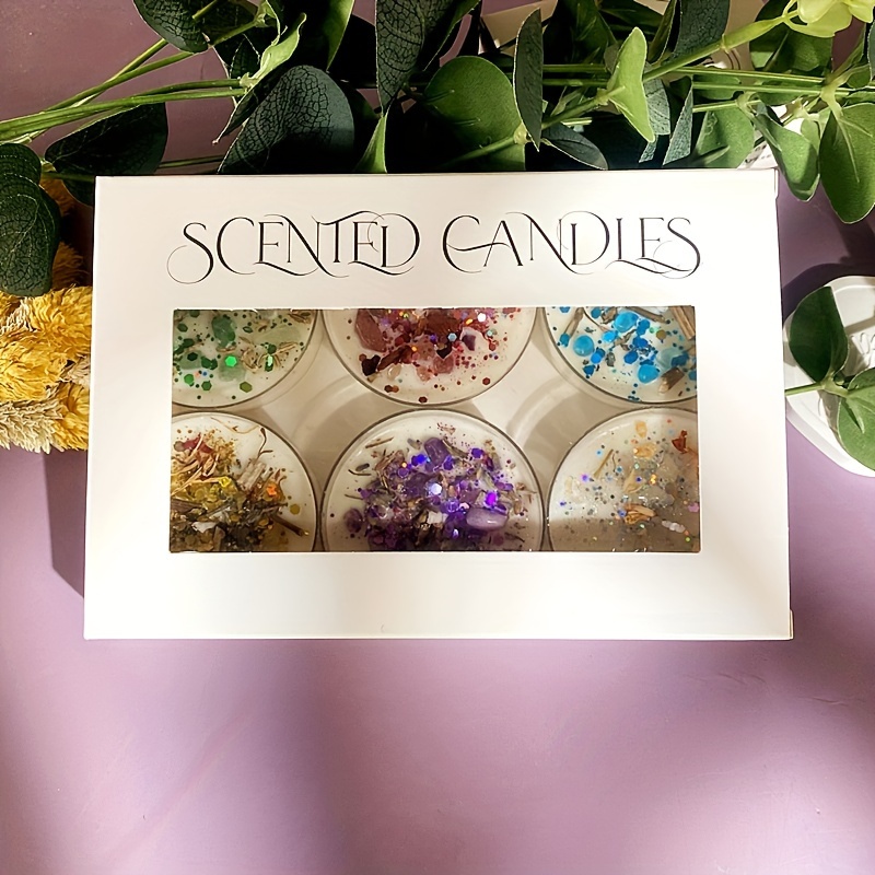 Set of 6 Scented Candles Fragr - đánh giá và giá Holiday Candle Set