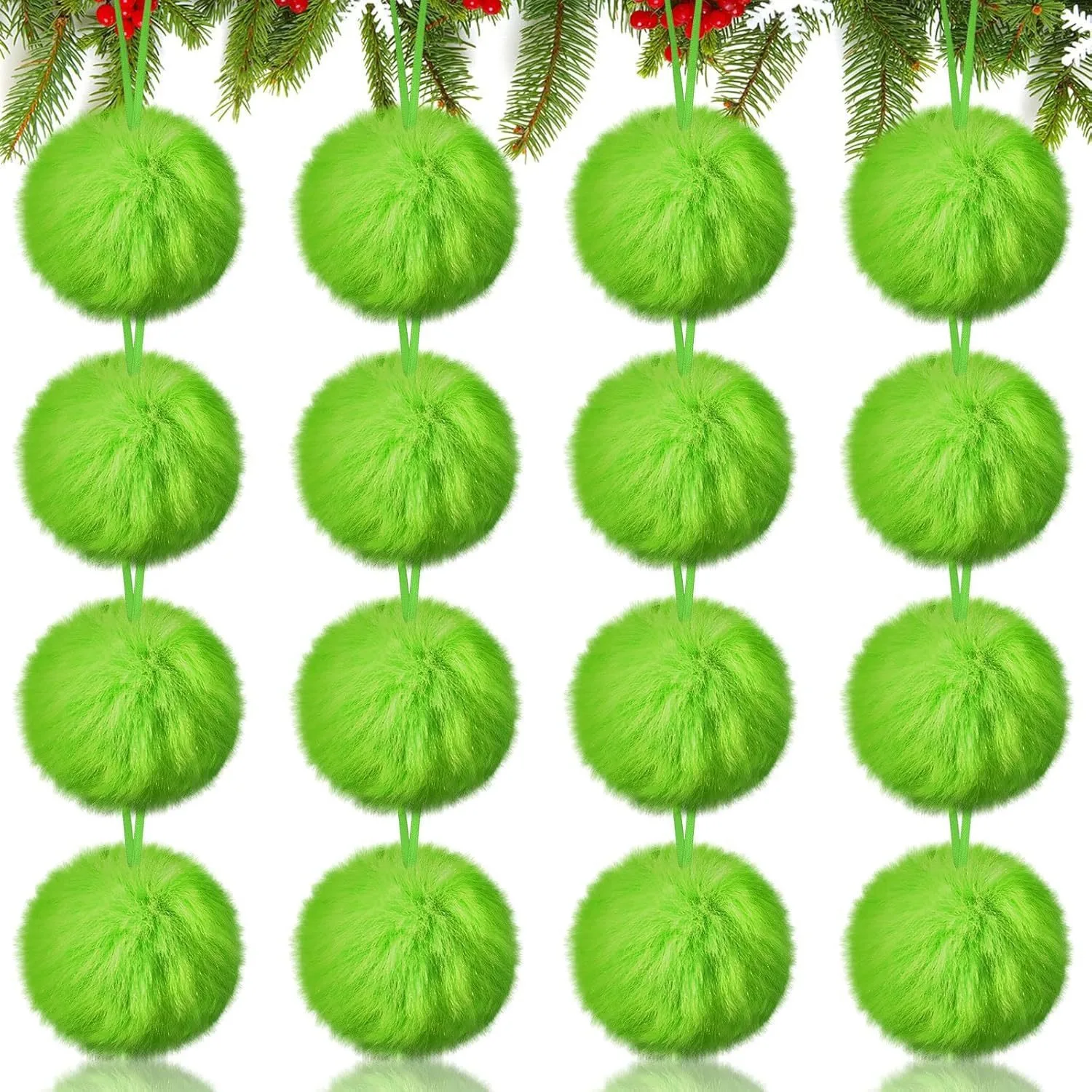 Christmas Green Long Plush Bal - đánh giá và giá Santa Hat Plush